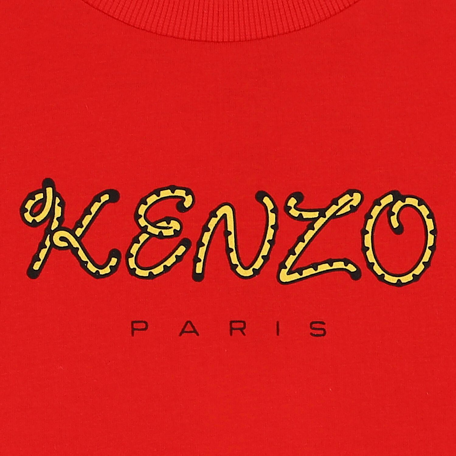 فستان بنات بالشعار باللون الأحمر, 1, hi-res